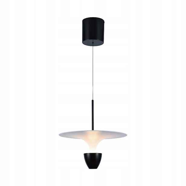 Závěsná Led lampa 3000K bílá/černá IP20, 9W, 1000lm, V-tac