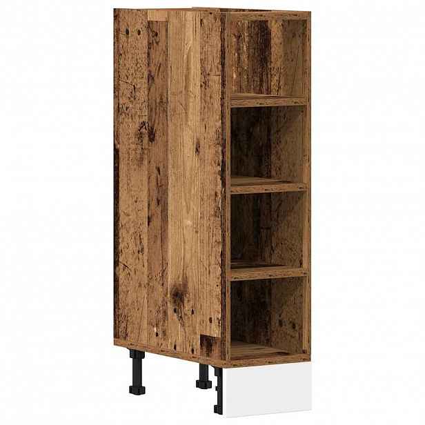 vidaXL Spodní skříňka old wood 20x44,5x81,5 cm kompozitní dřevo