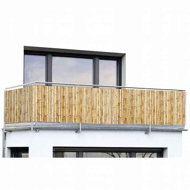 Balkonový kryt s bambusovým vzorem, 5 m x 85 cm
