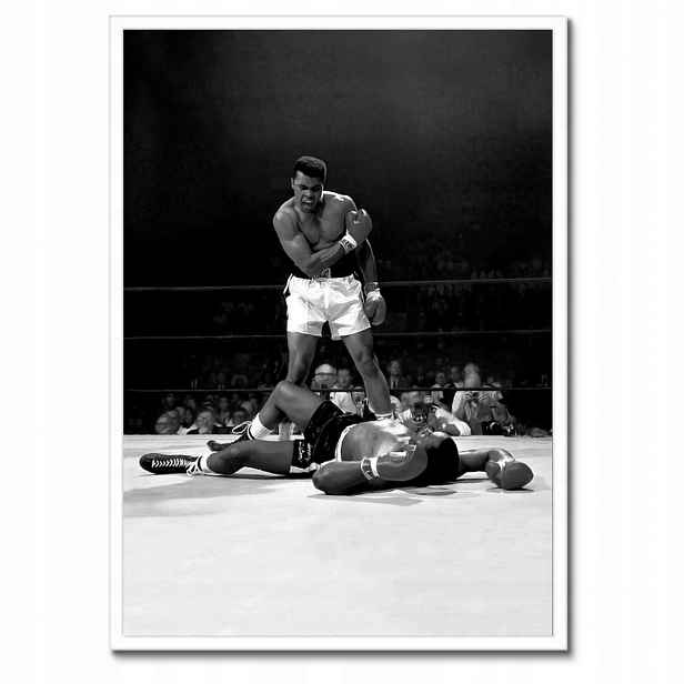 Plakáty v rámu 50x70 Muhammad Ali Walk Box
