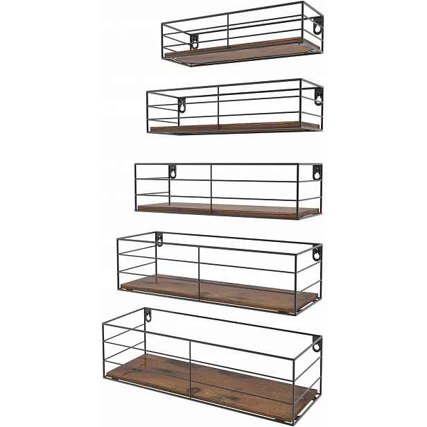 Regál 64 cm, odstíny hnědé Eympeu