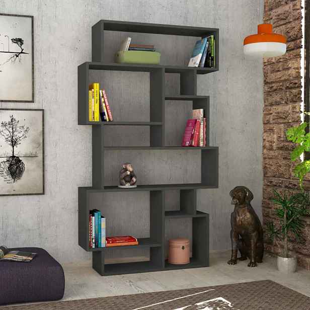 Casarredo KASSIA, regál, knihovna, antracit