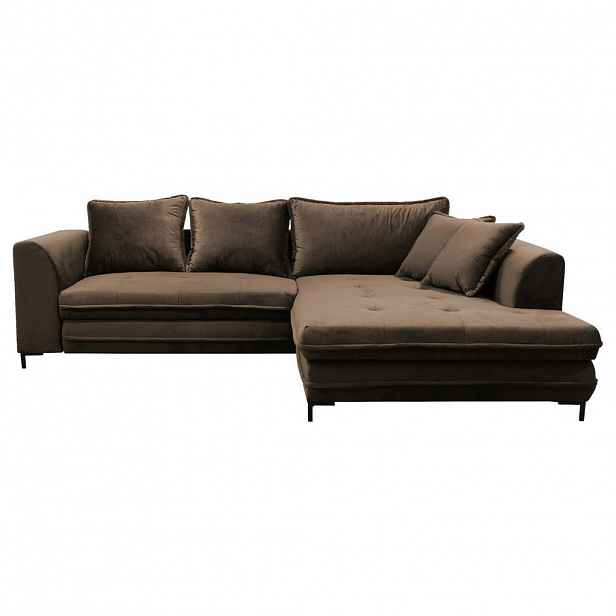 Livetastic ROHOVÁ ROZKLÁDACÍ POHOVKA, textil, hnědá