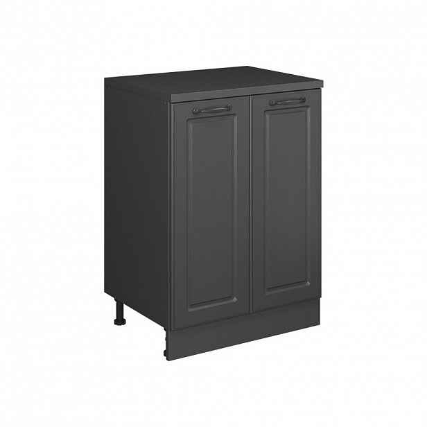 Vicco ROZŠIŘUJÍCÍ SKŘÍŇKA Rion, Antracitový venkovský dům/Antracit, 60 x 46 cm bez šikminy se 2 dveřmi