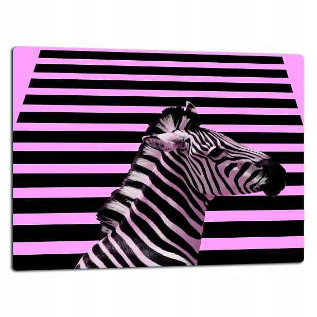 7v1 Skleněná Deska Na Krájení 52x40 Zebra