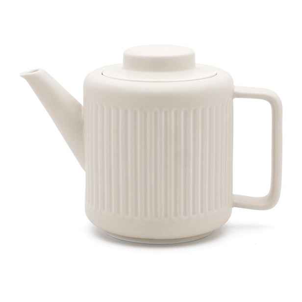 Bílá porcelánová konvice na čaj se sítkem 1,2 l Skagen – Bredemeijer