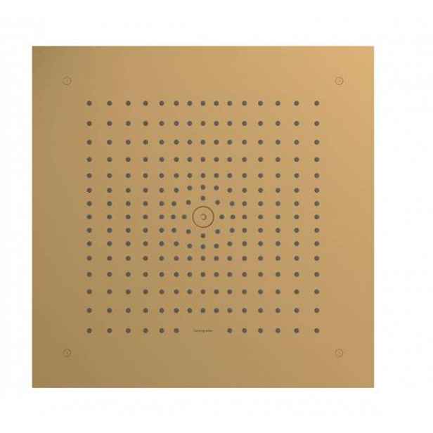 Hansgrohe Raindance E - Hlavová sprcha, 40x40 cm, EcoSmart, kartáčovaný bronz 26253140