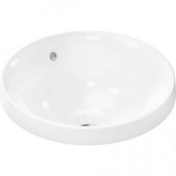 Hansgrohe Xuniva S zápustné umyvadlo 40x40 cm bez otvoru pro baterii, s přepadem 60155450