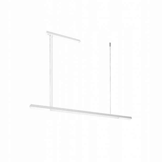 Lineární bílá závěsná lampa s lištou 130 cm Led 9W 4000K Hakoda 8657 Antigo