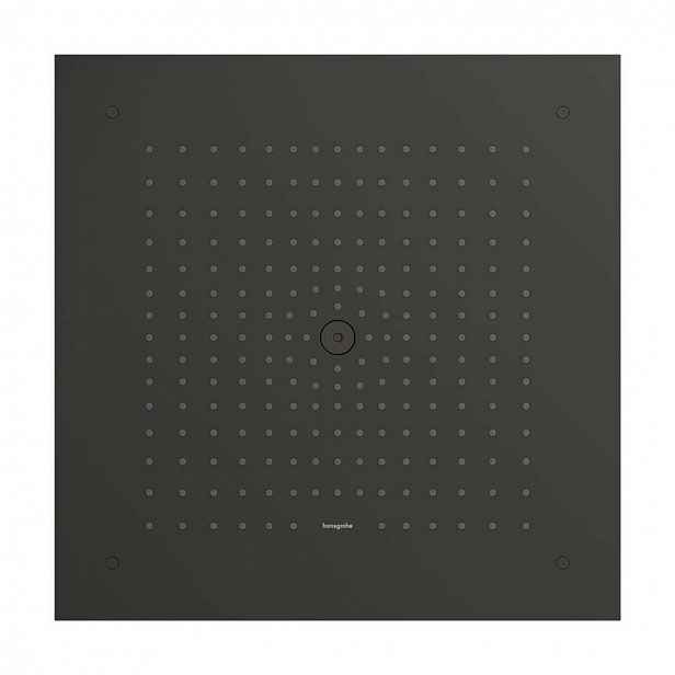 Hansgrohe Raindance E - Hlavová sprcha, 40x40 cm, kartáčovaný černý chrom 26252340