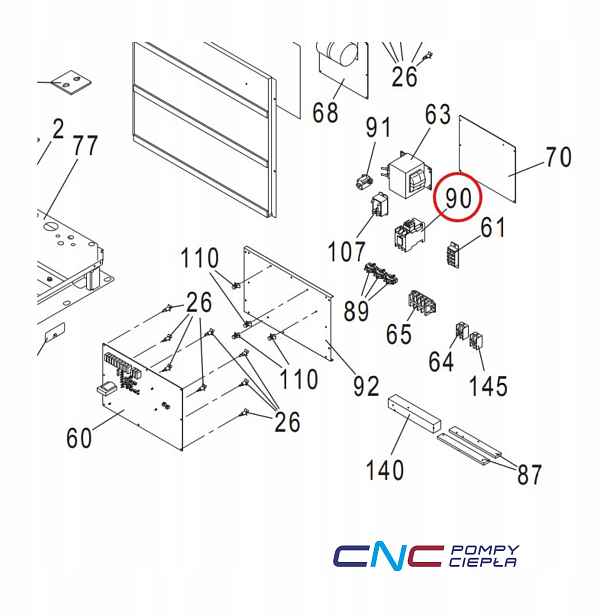 K6C3AYY00003 magnetický relé Magnetic Relay, jedno vnější