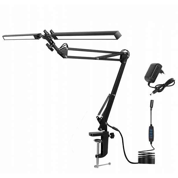 Kreslicí Lampa Led Stolní Lampa Dvojitá Výkonná Nabíječka 24W