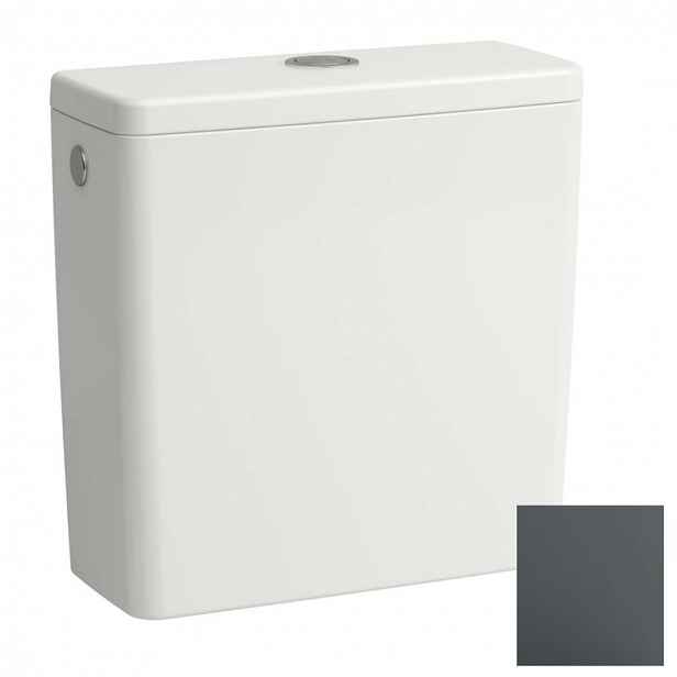 Laufen Lua - Splachovací nádržka, DualFlush, zadní přívod vody, matný grafit H8270817589711