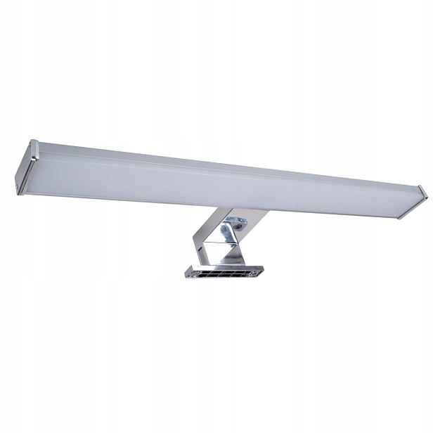 Led koupelnové nástěnné svítidlo nad zrcadlo chromové lineární 40 cm IP44 Polux