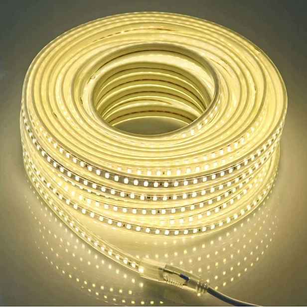 Led páska pcning 230V 15M 120 diod s Eu zástrčkou, 4000K, bílá