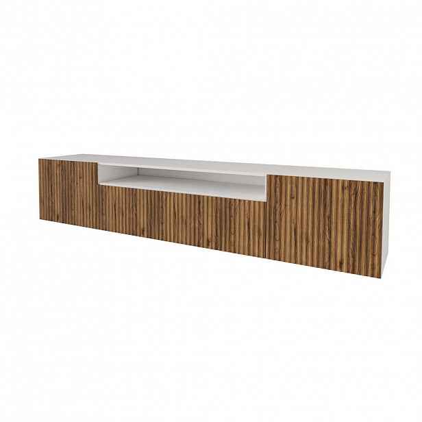 ALTDECOR NÍZKÁ komoda NOA-2-W 200 x 40 x 41 cm – bílá / Katania