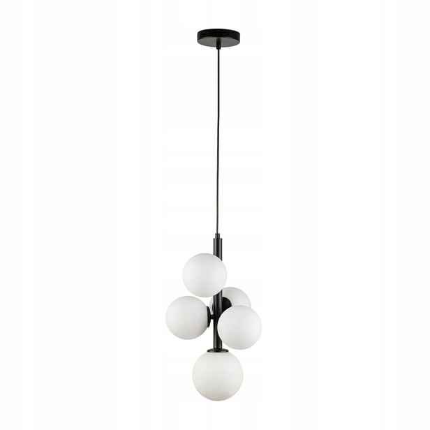 Lustr Závěsná lampa Bílý Kov Regulace výšky 100 cm Sigma Osvětlení