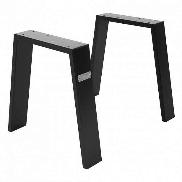 ML-DESIGN NOHY K STOLU, sada 2 ks, Loft, 44 x 42 cm, matná černá