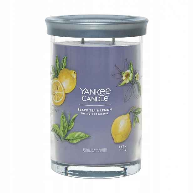 Yankee Candle Vonná svíčka Black Tea & Lemon 567 g Tumbler