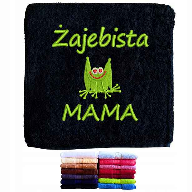 Žhavá Maminka, Ručník S Výšivkou, Dárek K Svátek Matek, Vtipný Potisk