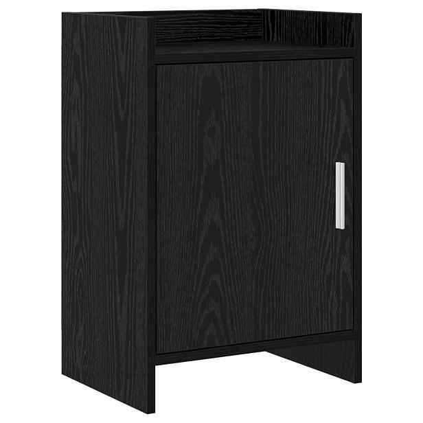 vidaXL Noční stolky Černý dub 40 x 30 x 60 cm Kompozitní dřevo