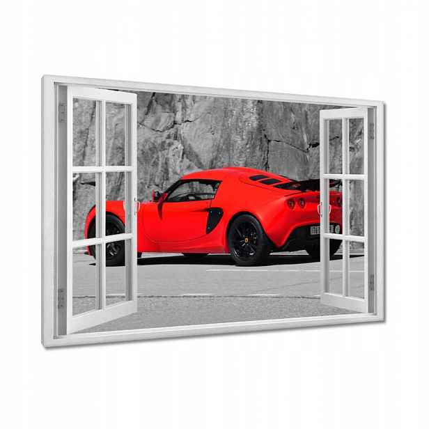 Obrazy 90x60 Červený Lotus