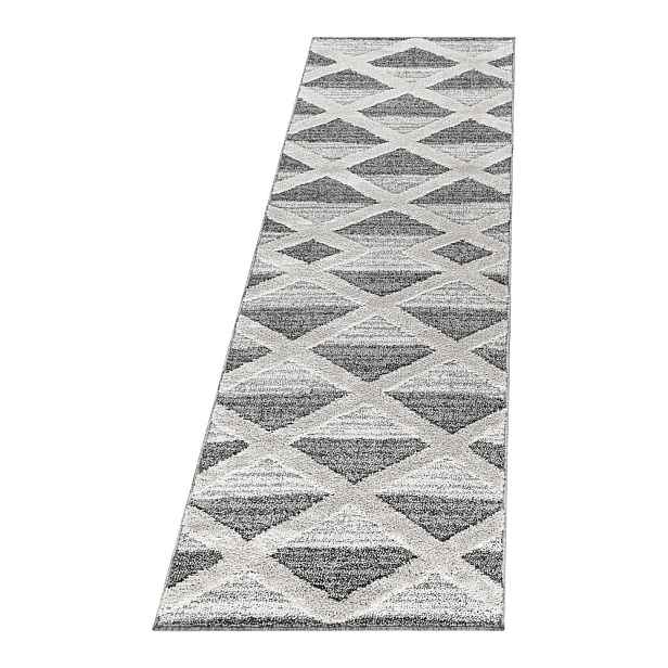 Šedý běhoun 80x250 cm Pisa – Ayyildiz Carpets