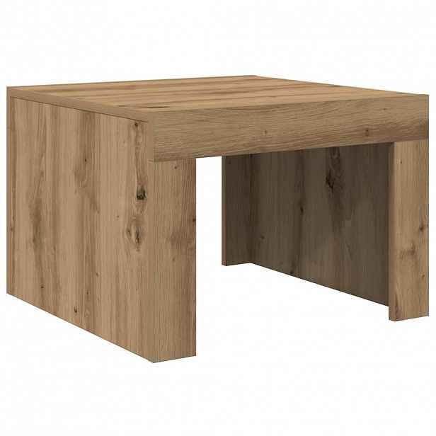 vidaXL Konferenční stolek Artisanový dub 50 x 50 x 35 cm