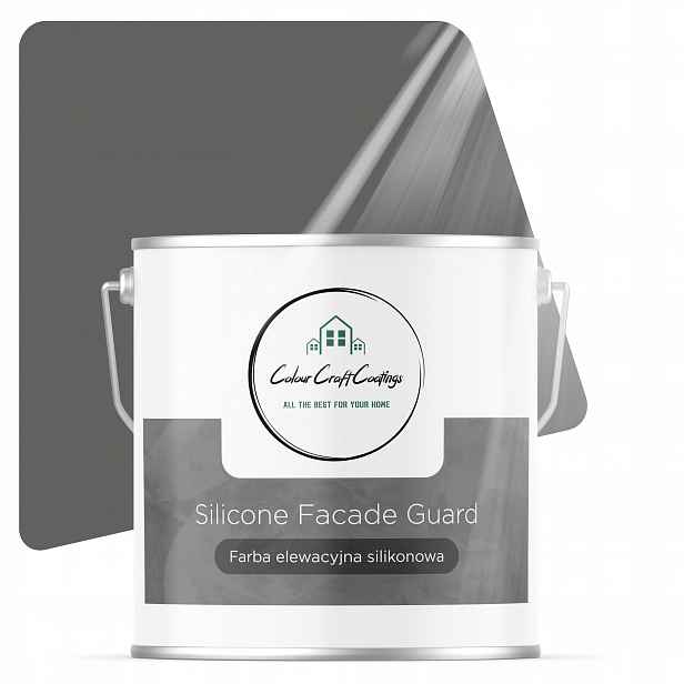 Barva Silikonová Fasádní Barva Antracit 5L F276
