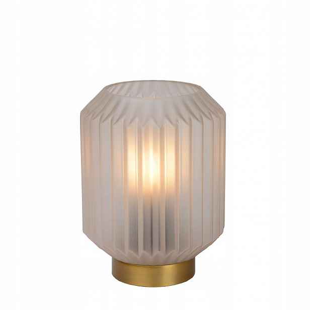 Stolní lampa Sueno Zlatá Vintage s teplým světlem Lucide
