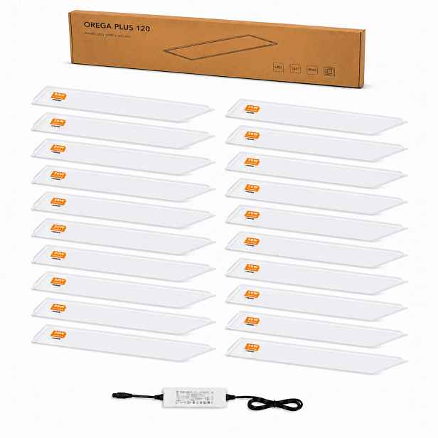 Stropní Led panel 50W Zapuštěné svítidlo 119,5 x 29,5 cm Stropní Svítidlo 4500lm Orega