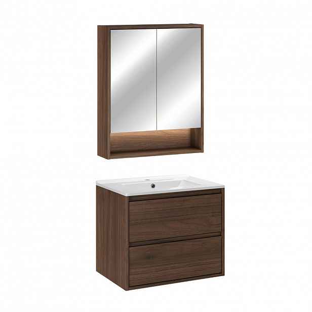 Petits-meubles KOUPELNOVÝ NÁBYTEK 61cm Edmé 2er-Set Dřevo