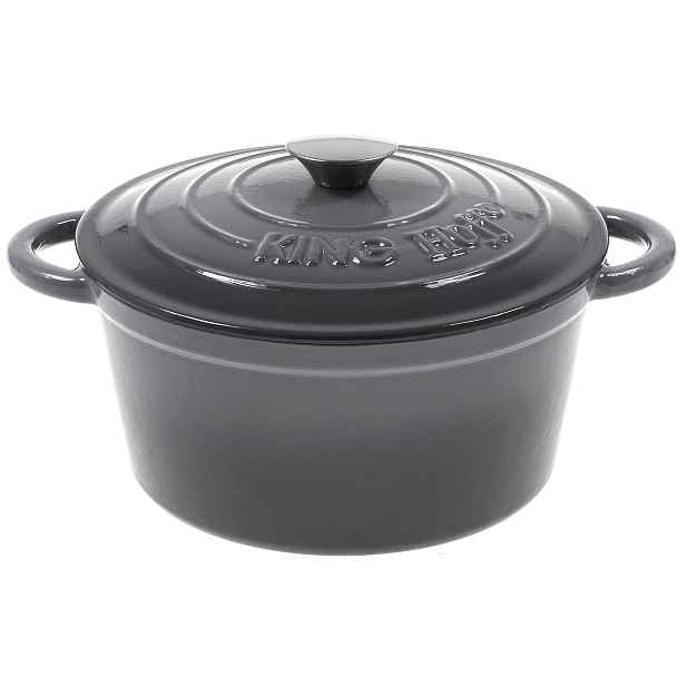 Litinový Hrnec 24 cm Smalt Zapékací Mísa 2,4 l