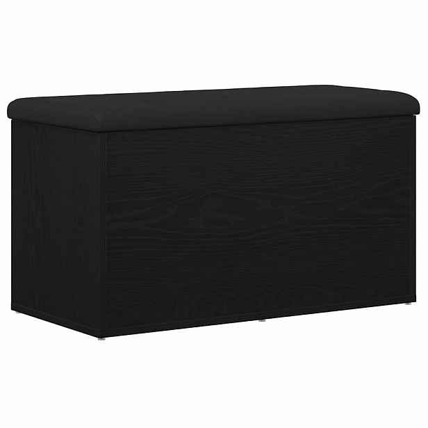 vidaXL Úložná lavice Černý dub 82 x 42 x 45 cm Kompozitní dřevo