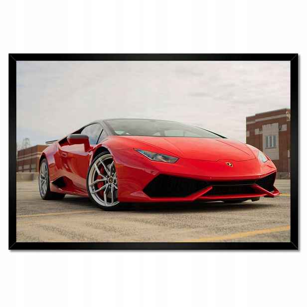 Plakáty v rámu 60x40 Červené Ferrari