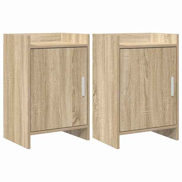 vidaXL Noční stolky 2 ks Dub sonoma 40 x 30 x 60 cm Kompozitní dřevo