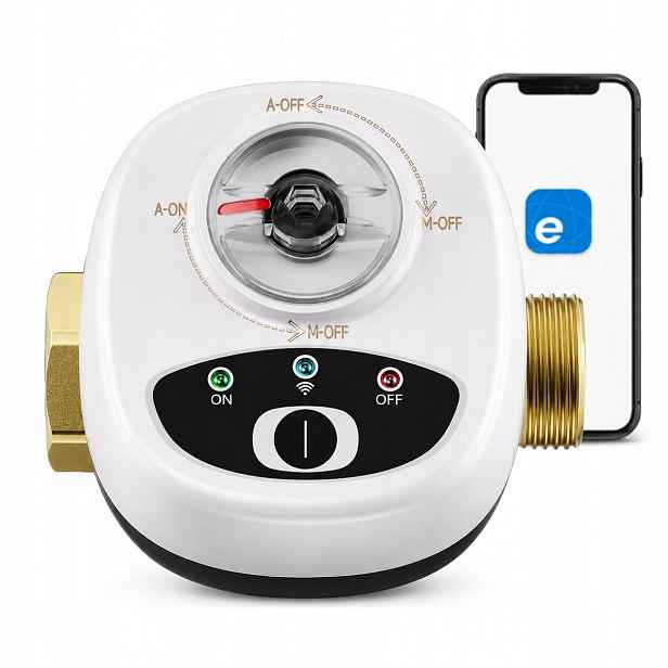 Elektroventil WiFi na vodu kulový kohout 3/4" DN20 eWeLink