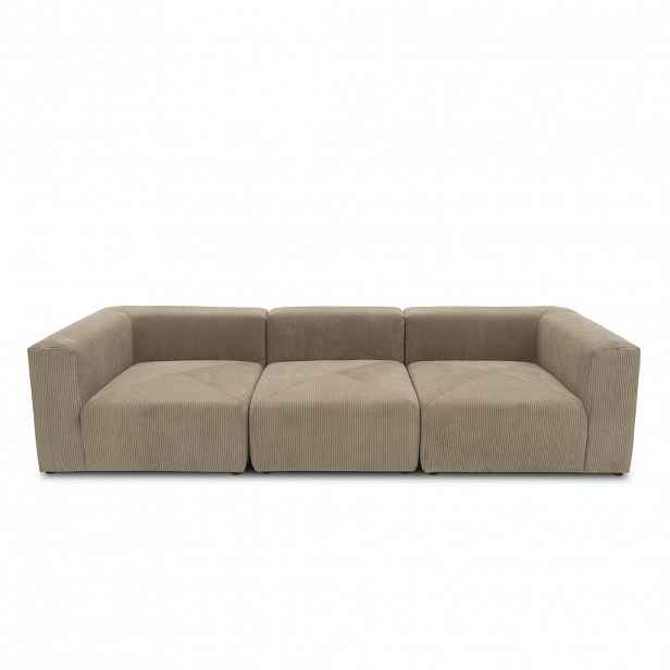 MID.YOU TŘÍMÍSTNÁ POHOVKA, textil, jílová barva