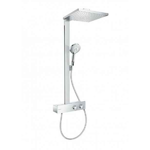 Hansgrohe Raindance E - Sprchový set, s termostatem, 30x30 cm, EcoSmart, matná bílá 27362700