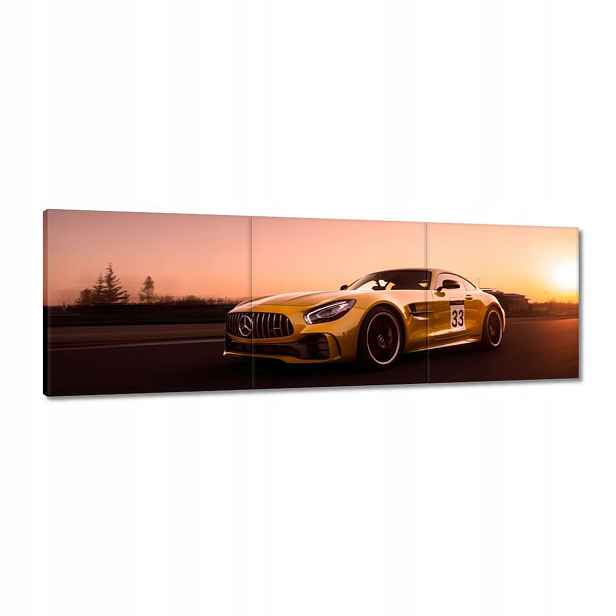 Obrazy 120x40 Mercedes Auto
