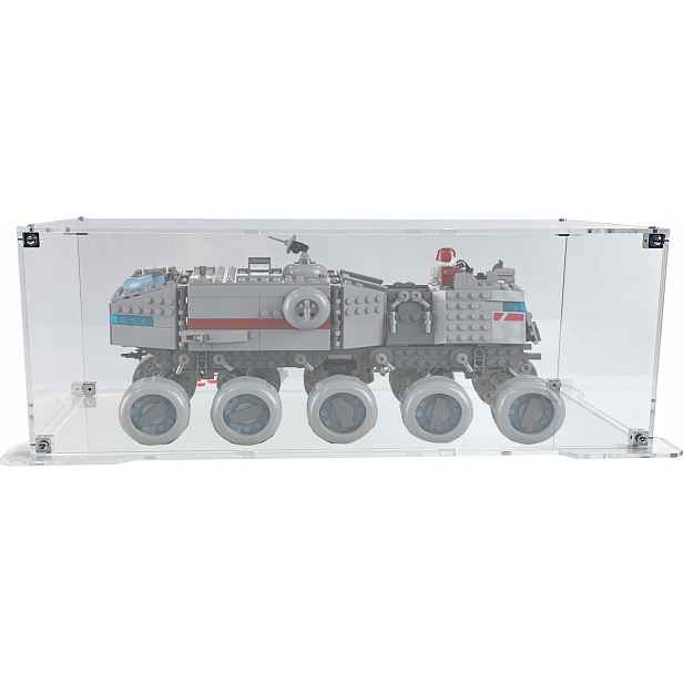 Vitrína s podstavcem Drewlandia pro stavebnici Lego 75413 Tank republiky