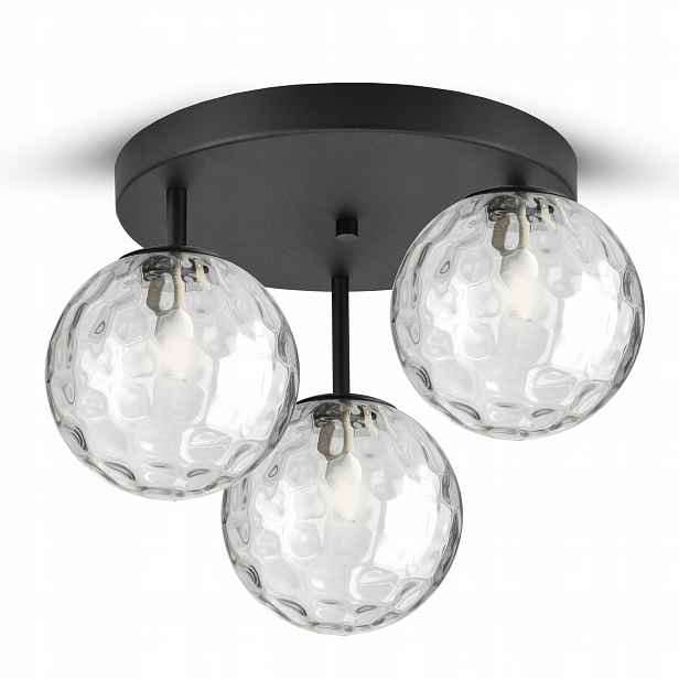 Závěsná stropní lampa Stropní Svítidlo Lustr Skleněné koule ER3 Texture Led G9