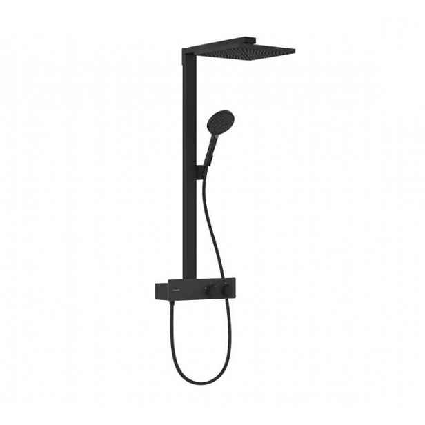 Hansgrohe Raindance E - Sprchový set s termostatem, 30x30 cm, matná černá 27361670
