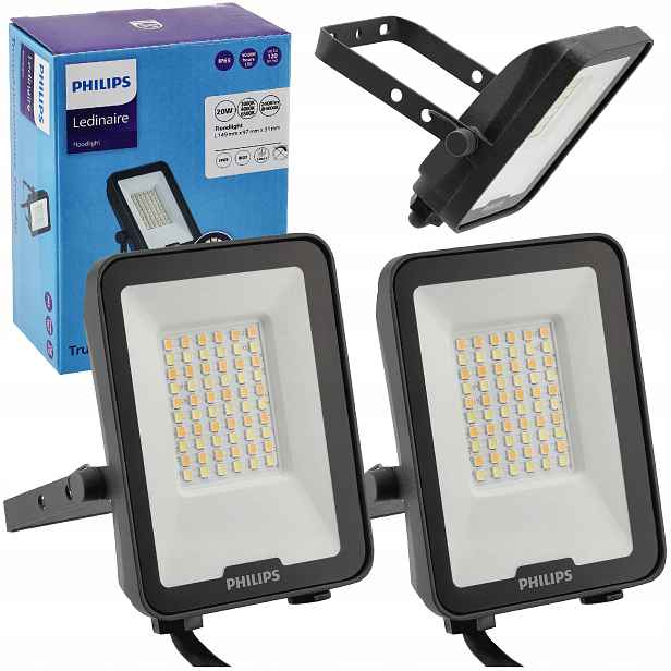 Philips Led reflektor 20W 2400lm Cct IP65 Lampa Ledinaire Venkovní x2