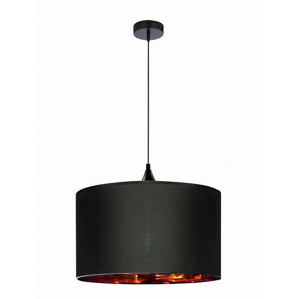 Závěsné svítidlo Long E27 Měděné 60W Candellux Černá/Zlatá