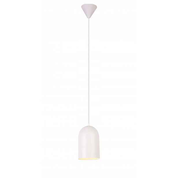 Bílá závěsná lampa 110 cm 1x40W E27 Oss Ledea
