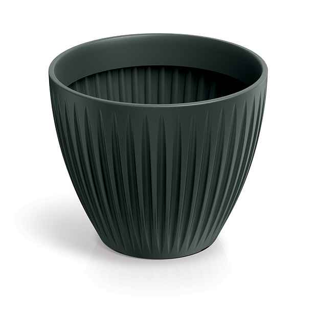 Prosperplast Květináč LATIE RAND antracitový, varianta 30 cm