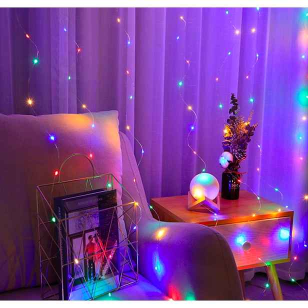 Závěs Na Drátku 300 Led Usb MIX Barev Pilot