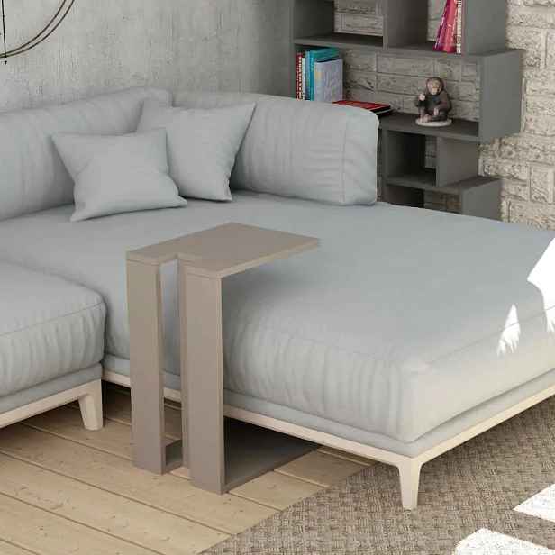 Casarredo MYRTIS, příruční stolek, světlá moka