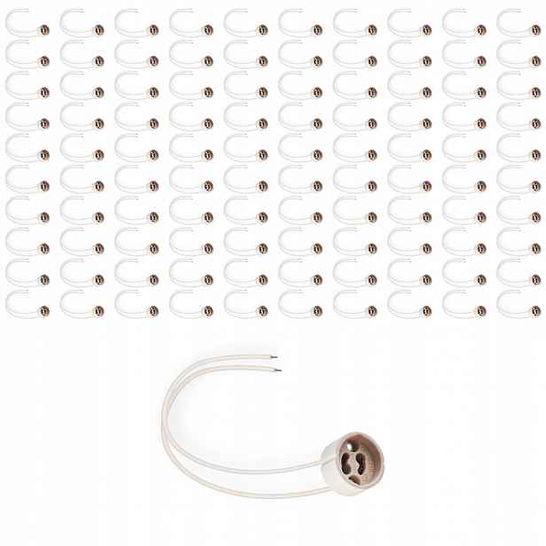100x Keramická objímka K002 zásuvka pro patici GU10 Set